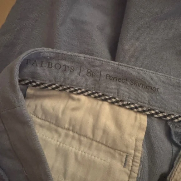Talbots Blue Perfect Skimmer Pants - Picture 3 of 4